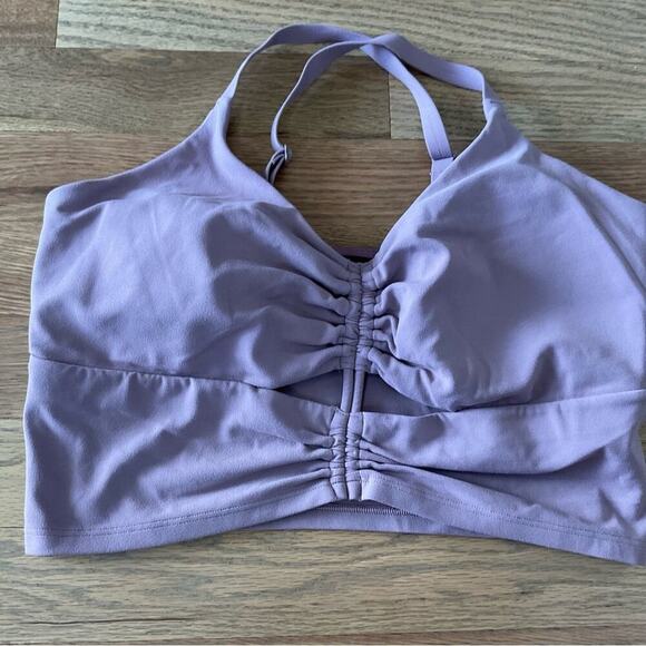 Athleta Women’s Cinch Longline Bra. Flora Pink Size Small - Picture 5 of 8